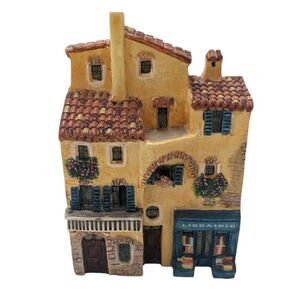 Dominique‎ Gault French Miniature Village Provence LIBRARY LIBRARIE Building